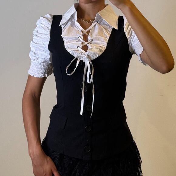 Other Tops - White and Black Top